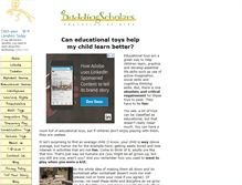 Tablet Screenshot of buddingscholars-educational-toys.com